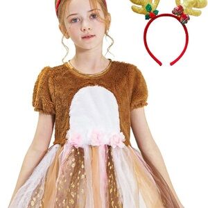Kids Reindeer Costume with Headband